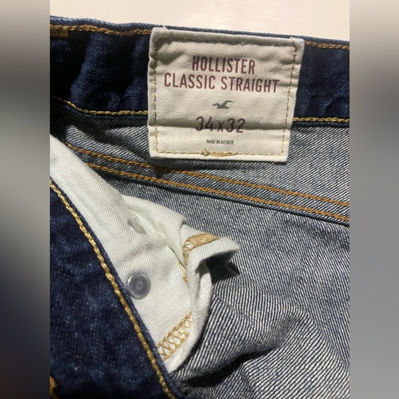 Hollister Classic Straight Jeans - Men’s - 34x32 - Blue - Picture 6 of 6
